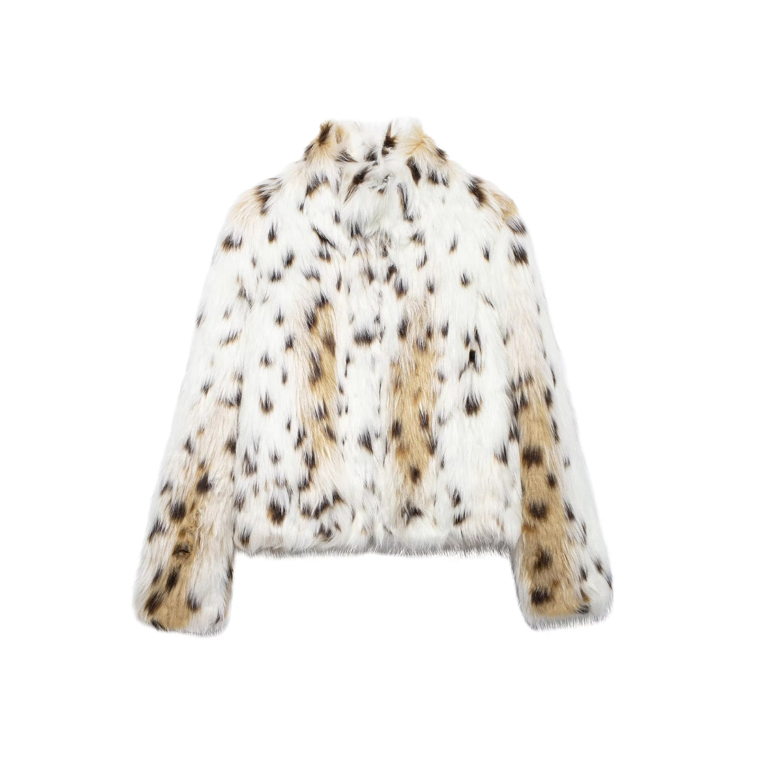 Amy leopard coat