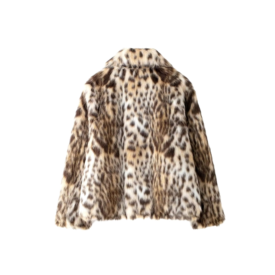 Amy leopard coat